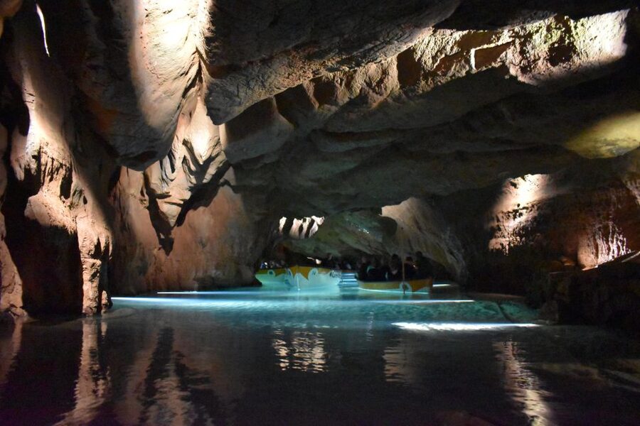 From Valencia: Caves of San José Guided Excursion and Ticket - The boat ride: beautiful water and close cave walls