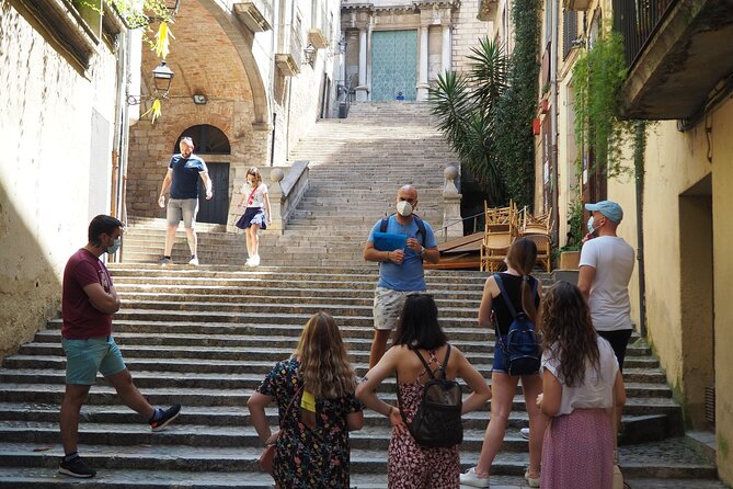 Girona History, Legends, and Food Walking Tour with food tasting - Rambla de la Llibertat, once a market street