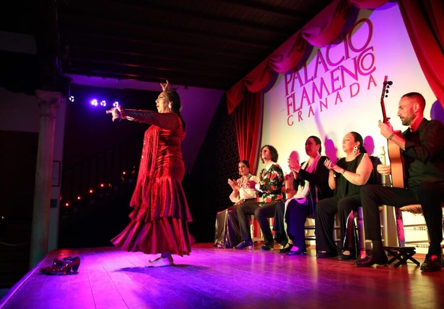 Granada: 1-Hour Traditional Flamenco Show at Palacio - Arriving near Plaza Nueva