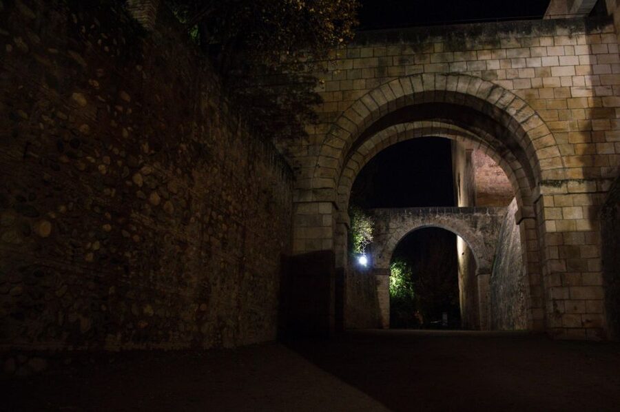 Granada: Alhambra Night Visit Entry Ticket - Entering through the Access Pavilion