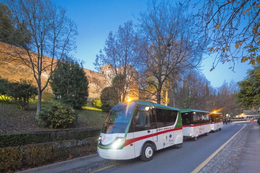 Granada City Train 1 or 2-Day Hop-On Hop-Off Ticket - Carmen de los Mártires and the final Alhambra approach