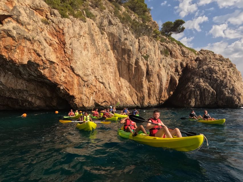 Granadella: Caló, Cova Llop Marí, and Ambolo Kayak Trip - What the Granadella route gives you in three hours
