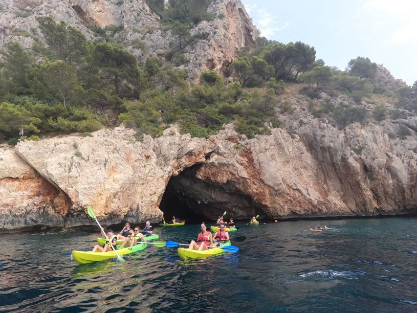 Granadella: Caló, Cova Llop Marí, and Ambolo Kayak Trip - The first paddle from Granadella Beach