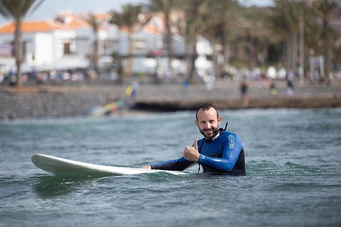 Group Surf Lessons - Starting at Fañabé Beach with Surf Life Tenerife