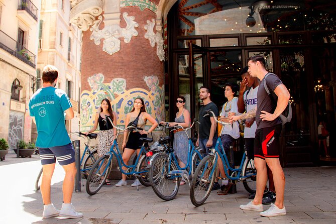 Historical and Modernist Bike Tour Barcelona - Santa Maria del Mar and the character of El Born
