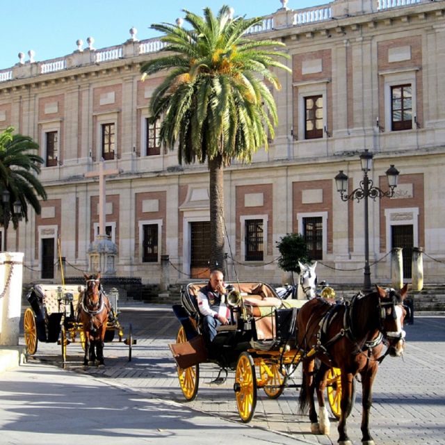 Horse-Drawn Carriage Ride Through Seville - Ending at Plaza del Triunfo