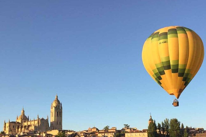 Hot Air Balloon over Segovia with Optional Transfers from Madrid - The Alcázar and its fairytale outline
