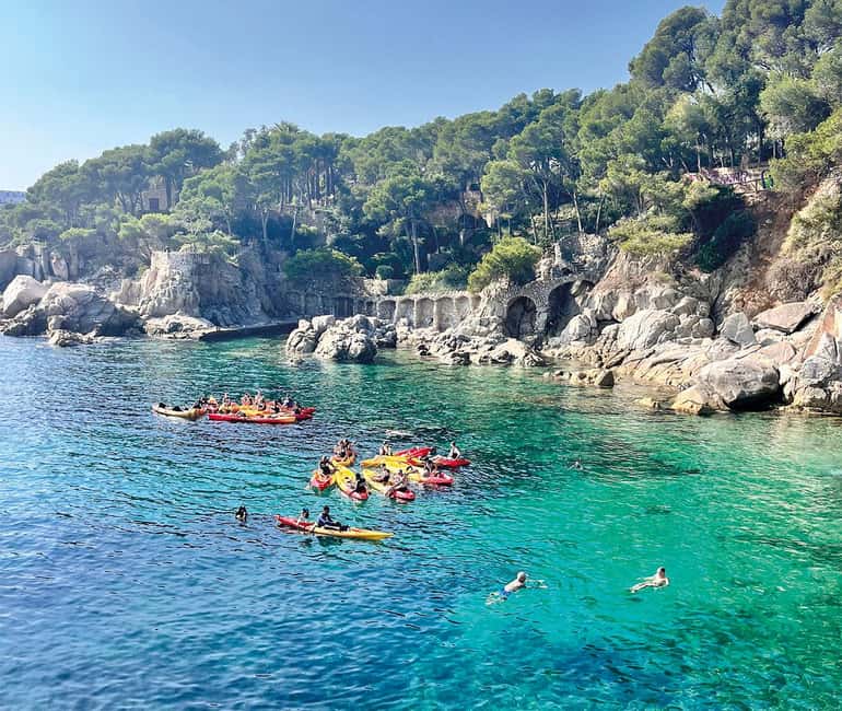 Kayak and Snorkel in Playa de Aro, Costa Brava - From the Cavall Bernat base to the open sea