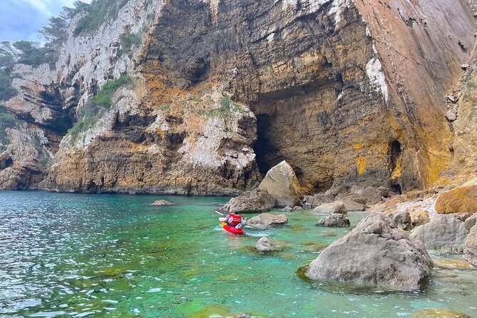 Kayak Paradise: Cala Portixol Snorkel, Cave & Cliff Jumping Tour - Practical tips for a smoother morning