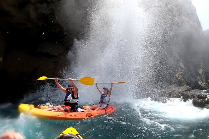 Kayaking Adventure Route with Snorkeling in Mogan Caves - Snorkeling, swimming, and the beach break