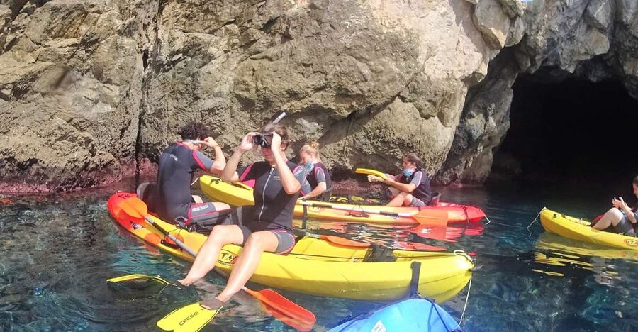 La Herradura: Cerro Gordo Natural Park Kayak & Snorkel Tour - Caves, coves, and the park’s unusual coastline