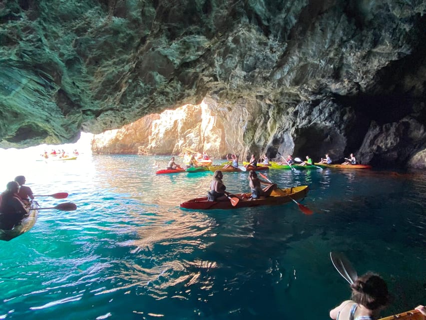La Herradura: Maro Cliffs Kayak and Snorkeling Tour - Paddling toward Maro-Cerro Gordo