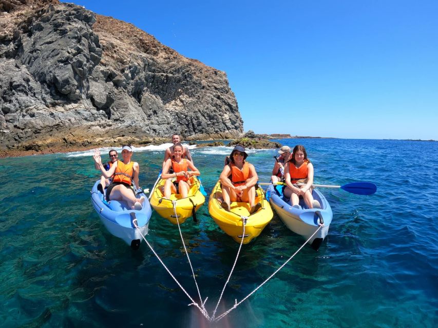 Los Cristianos: Kayaking and Snorkeling with Marine Wildlife - From Rays Bay toward Palm-Mar