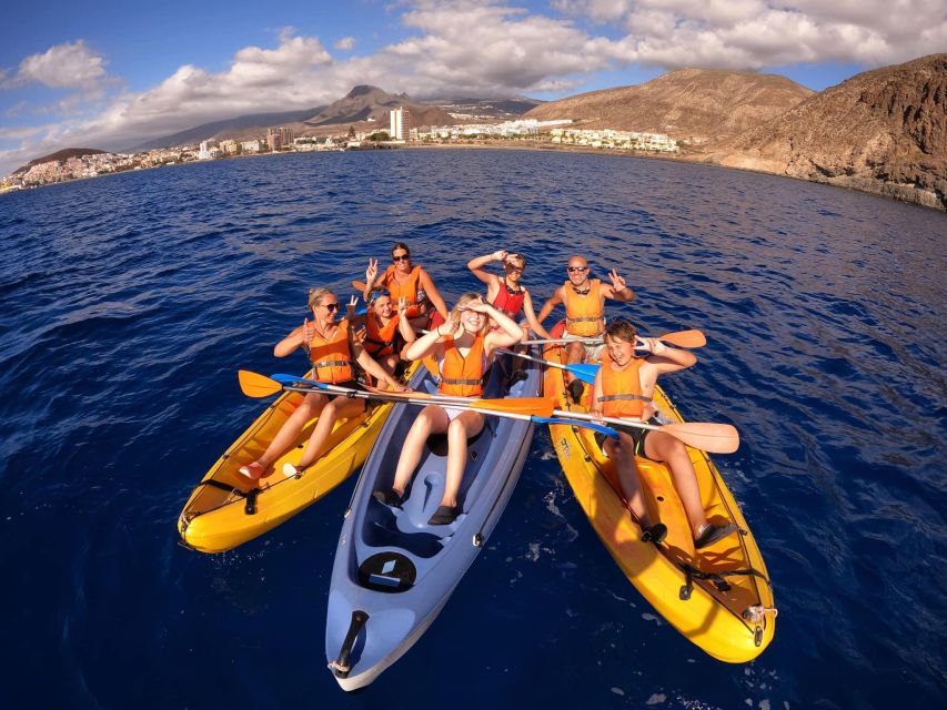 Los Cristianos: Kayaking and Snorkeling with Marine Wildlife - Pickup across southern Tenerife