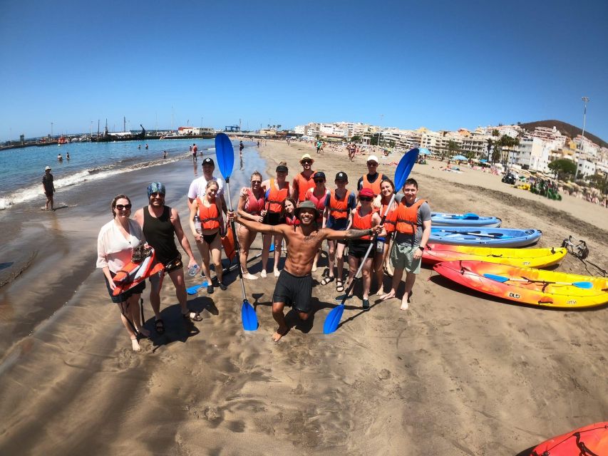 Los Cristianos: Kayaking and Snorkeling with Marine Wildlife - Palm-Mar and the half-hour snorkeling stop