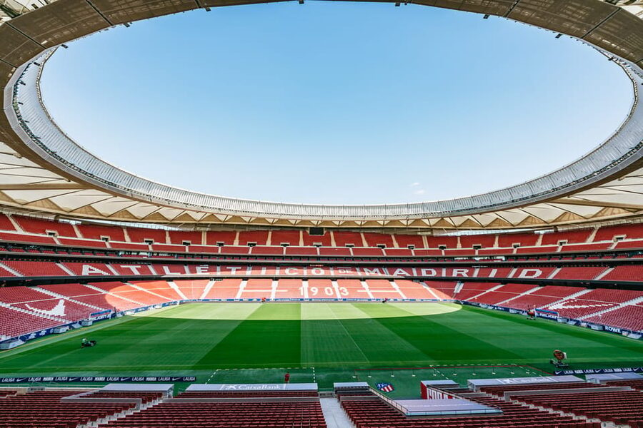 Madrid: Atlético de Madrid Stadium Entry - Inside the home dressing room