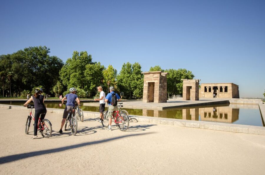 Madrid City Guided Bike/E-Bike Tour for Small Groups - From Plaza de España to Debod Temple