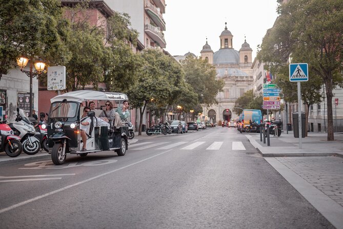 Madrid Historical Tour with Local Guide in Eco Tuk Tuk Private - San Francisco el Grande and the Almudena Cathedral