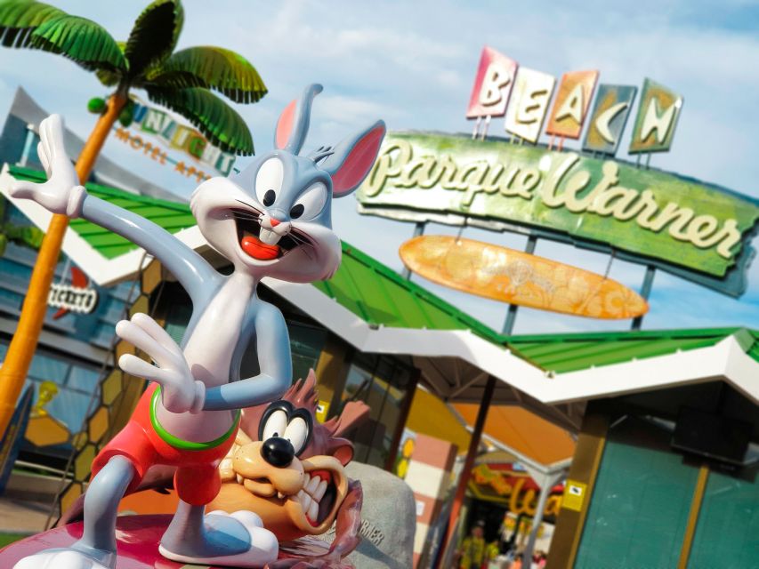 Madrid: Parque Warner Beach Entry Ticket - Restaurants, shops, and the value of staying all day
