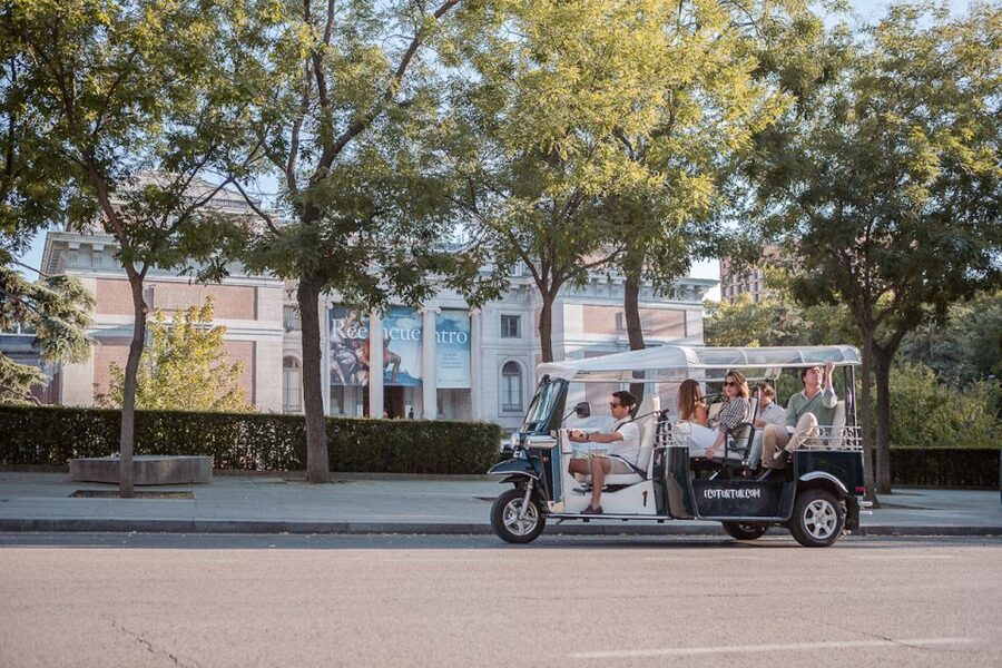 Madrid: Private City Tour by Eco Tuk Tuk - From San Miguel Market to Madrid’s Old Center