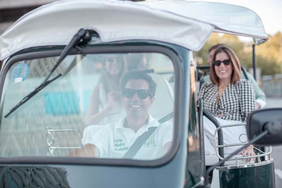 Madrid: Private City Tour by Eco Tuk Tuk - Retiro Park and the East Side of the Center