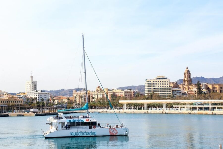 Malaga: Catamaran Sailing Cruise with Swimming & Optional DJ - Drinks, music, and the onboard atmosphere