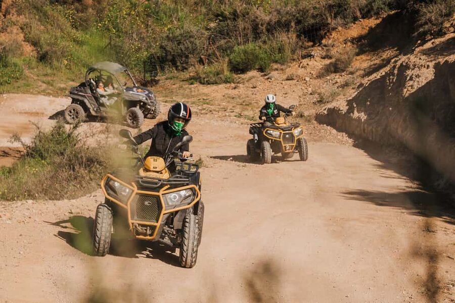 Málaga: Off-Road 2-Hour Tour by 2-Seater Quad in Mijas - Back onto rough tracks and riverbeds