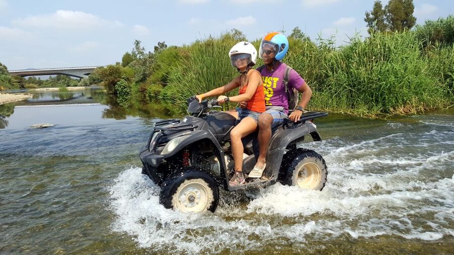 Málaga: Off-Road 2-Seater Quad Tour through Land and River - Key points at a glance