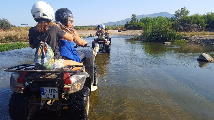 Málaga: Off-Road 2-Seater Quad Tour through Land and River - Getting started near Málaga