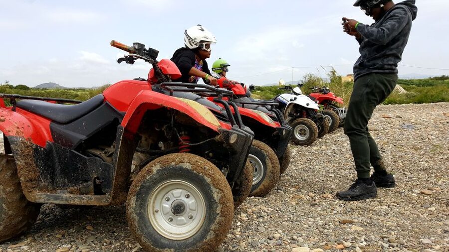 Málaga: Off-Road 2-Seater Quad Tour through Land and River - Sand dunes and rocky paths