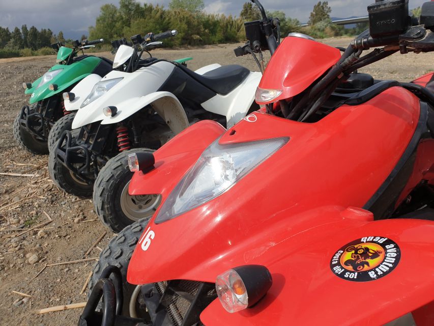 Málaga: Off-Road 2-Seater Quad Tour through Land and River - The airport flyover