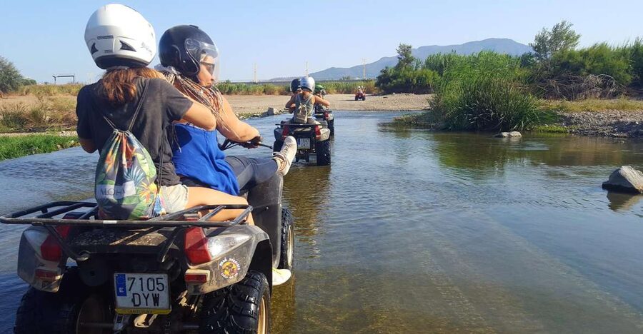 Málaga: Off-Road 2-Seater Quad Tour through Land and River - From smooth asphalt to dirt tracks