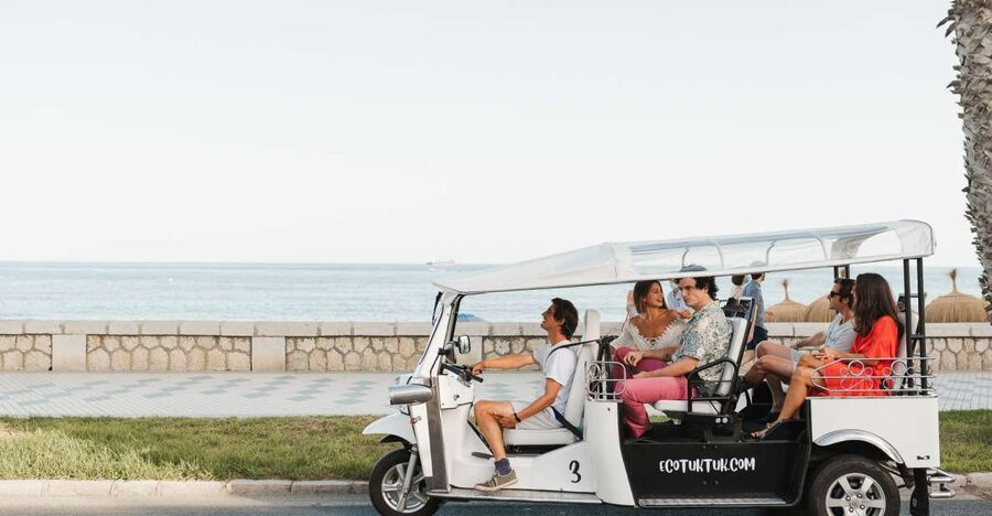 Malaga: Private City Tour by Eco Tuk Tuk - From Málaga University to the city hall