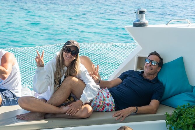 Mallorca Catamaran Small Group Cruise with Tapas 4-hours - The swimming stop and water equipment