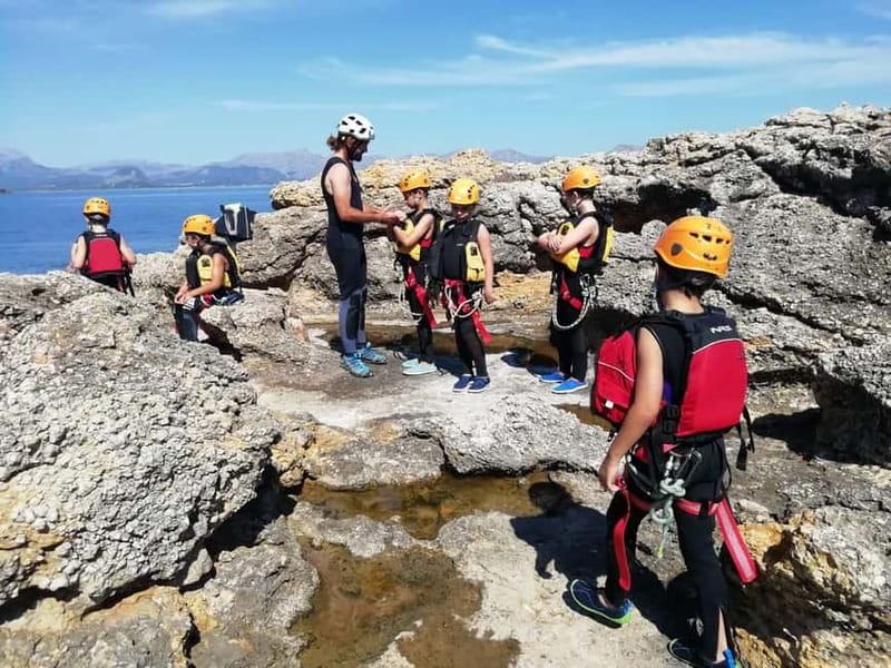 Mallorca Half-Day Coasteering Experience - Rock scrambling keeps the route active