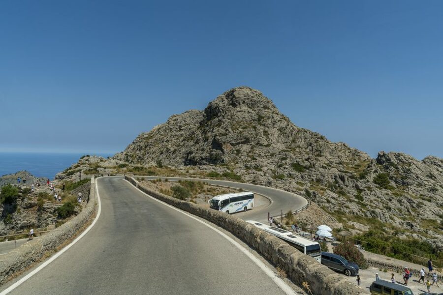 Mallorca: Island Tour with Boat, Tram & Train from the South - The boat from Sa Calobra toward Sóller