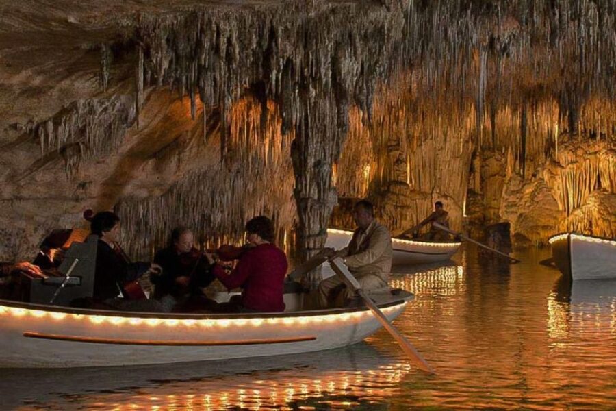 Mallorca: Ticket for Caves of Drach with Pickup Service - Lake Martel and the 10-minute underground concert