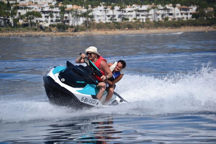 Marbella: Jet Ski at the Golden Mile - Platform supervision adds a useful layer of comfort