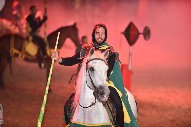 Medieval San Miguel castle with dinner-Show in South Tenerife - The action: horses, steel, falcons, and fire