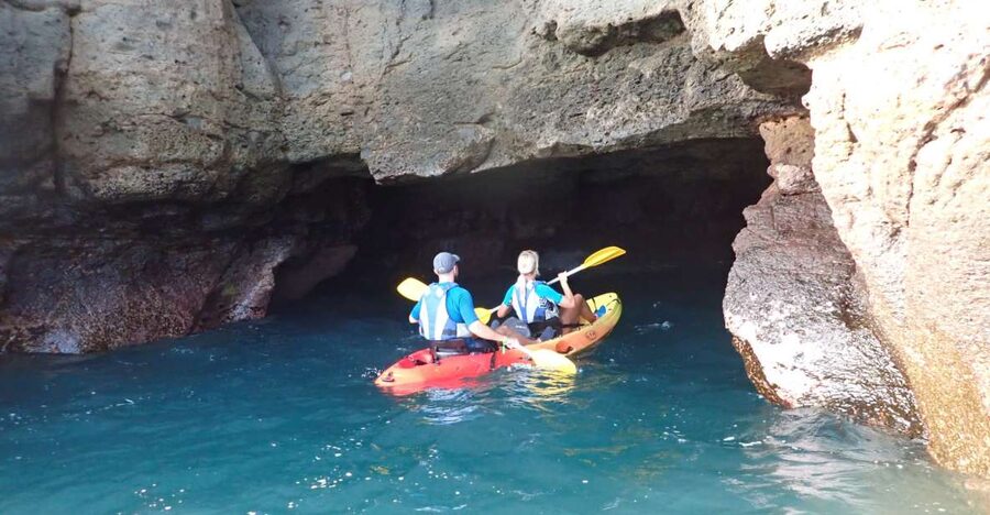 Mogán: Guided Kayak to Caves and Snorkeling Tour - Key points at a glance