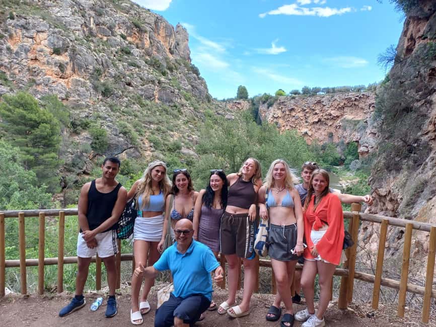 Montanejos Thermal Springs and Waterfall, food included - Arenós Reservoir and the short walk