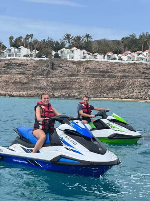 Morro Jable: Guided Jet Ski Safari (without license) - Coastal coves, lighthouse views, and Punta Jandía