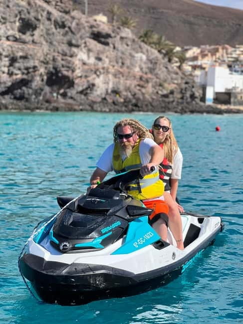 Morro Jable: Guided Jet Ski Safari (without license) - Wildlife watching while the engine is running