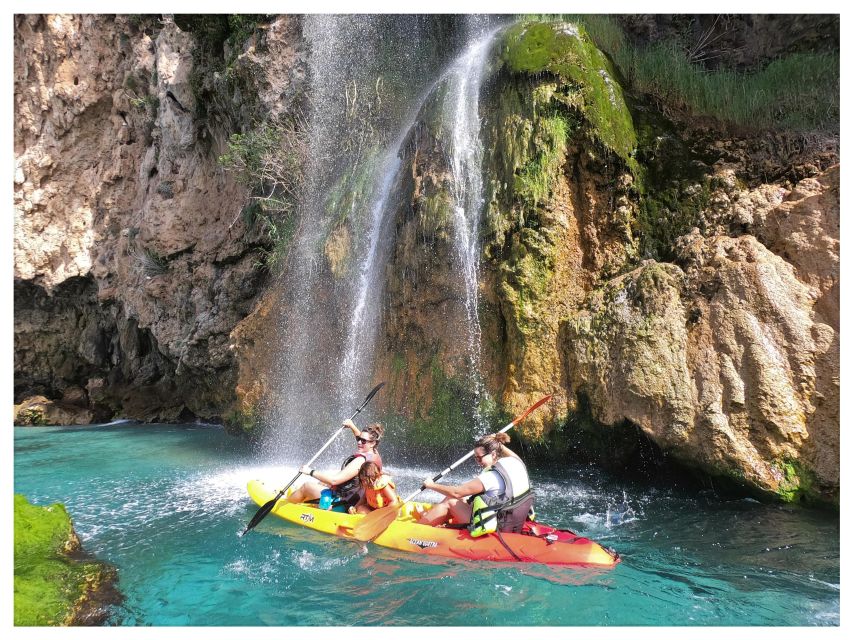 Nerja: Cliffs of Maro-Cerro Gordo Guided Kayak Tour - The swim and snorkeling stop
