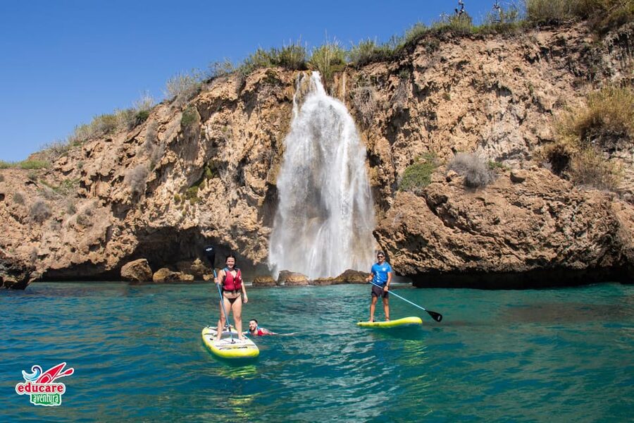 Nerja: Maro Waterfall Boat Trip with Paddleboarding & Drink - Cruising beneath the Maro-Cerro Gordo cliffs