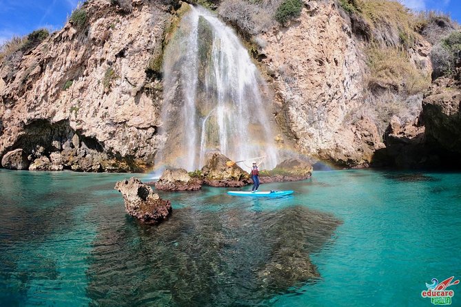 Paddle Surf Route Cliffs Nerja and Cascada de Maro + Snorkel - Cascada Doncella and the Maro Cliffs