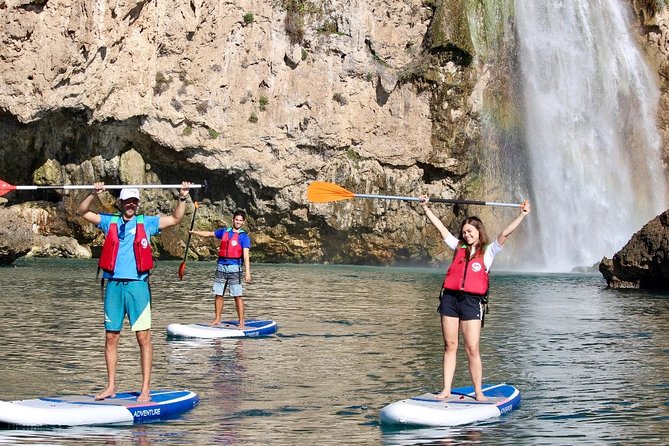 Paddle Surf Route Cliffs Nerja and Cascada de Maro + Snorkel - Free GoPro Photos, With One Important Limit