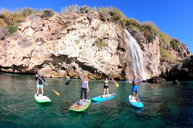 Paddle Surf Route Cliffs Nerja and Cascada de Maro + Snorkel - Caleta de Maro and the Snorkeling Stops