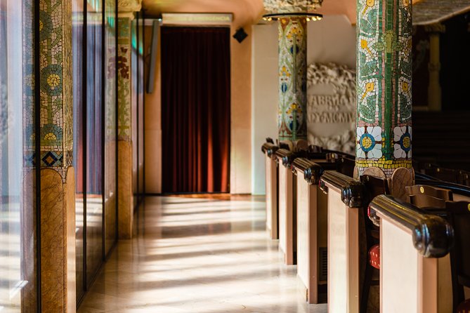 Palau de la Musica Catalana Admission Ticket with Audioguide - Café, restrooms, and a useful pause
