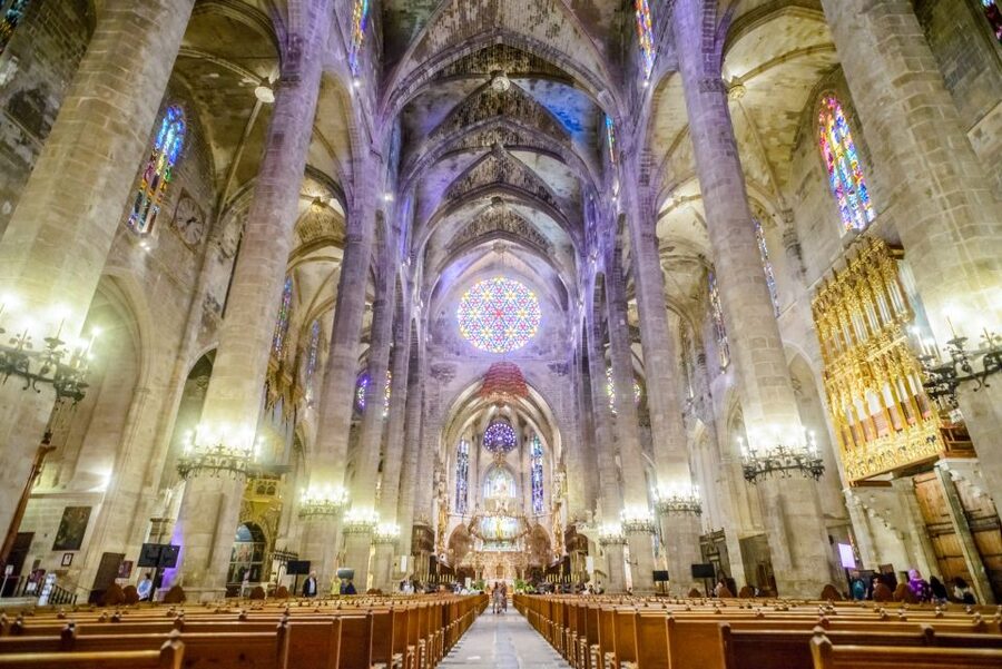Palma: Cathedral of Mallorca Skip-the-Line Entry Ticket - The façade and Portal del Mirador